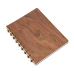 Refillable Wood Notebook // Dot Grid (Pocket)
