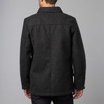 One Man Provider Waterproof Wool Coat // Black (XL)