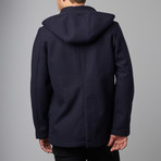 Provider Wool Coat // Navy (S)