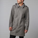 Alex Wool Coat // Light Grey (L)
