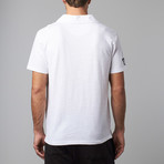 V-Neck Polo // White (S)