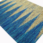 Edgar // Turquoise + Gold Rug (5'L x 7'W)