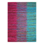 Omar // Red + Blue Rug (5'L x 7'W)