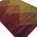 Henry // Red + Gold Rug (7'6"L x 9'6"W)