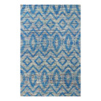 Conner // Blue Rug (5'L x 7'W)