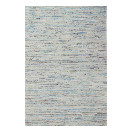 Trenton // Light Blue Rug (5'L x 7'W)