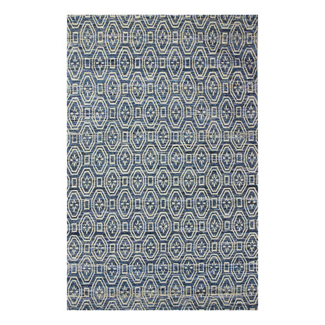 Michael // Blue Rug (5'L x 7'W)