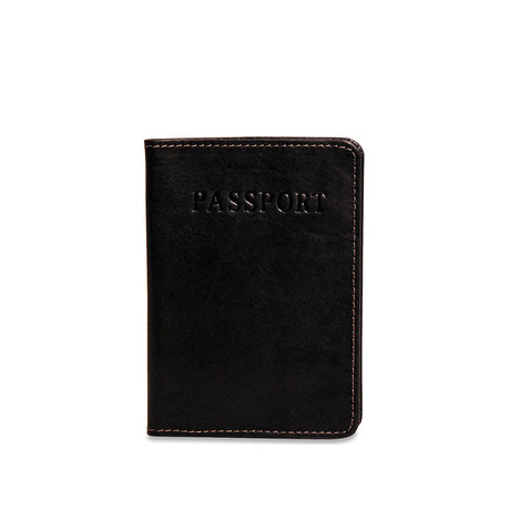 Voyager // Passport Cover (Black)
