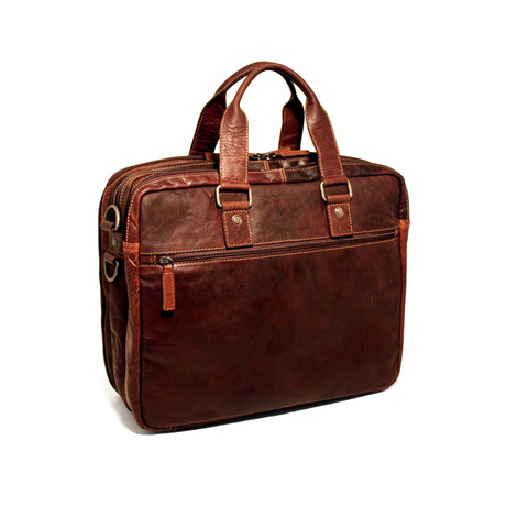 Voyager // Large Triple Gusset Briefcase