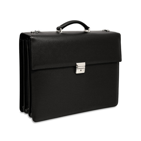 Prestige // Triple Gusset Flapover Briefcase