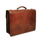 Monserrate // Double Gusset Flapover Briefcase