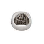 The Burger Ring // Sterling Silver (Size 8.75)