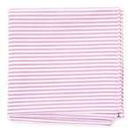 Stripes Pocket Square // Purple + white