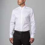 Trend Fit Satin Dress Shirt // White (45)