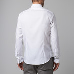 Trend Fit Textured Dress Shirt // White (41)