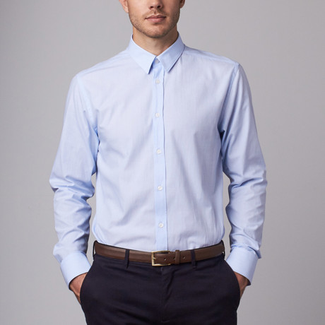 Trend Fit Solid Dress Shirt // Blue (38)