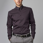 Trend Fit Solid Dress Shirt // Navy (43)