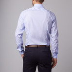 Trend Fit  Stripe Dress Shirt // Light Blue (41)