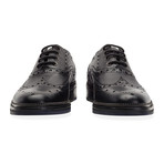 Hapton Wing Tip Brogue Derby // Black (UK: 11)