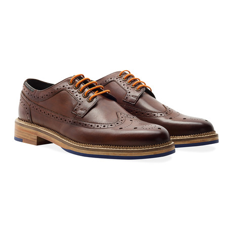 Fence Wing Tip Brogue Derby // Tan (UK: 6)