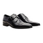 Sawley Monk Strap Dress Shoe // Black (Euro: 41)