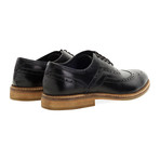 Barley Wing Tip Brogue Oxford // Black (UK: 12)