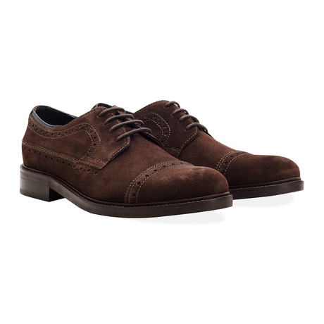 Cliviger Madallion Cap-Toe Derby // Brown (UK: 6)