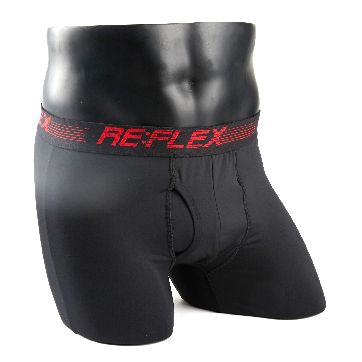 Performance Underwear // Black + Red + Grey // Set of 3 (XL(40"32