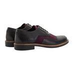 Downing Brogue // Burgundy + Black (UK: 7)