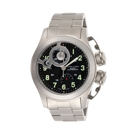 Hamilton Khaki Frogman Chronograph Automatic // H77746133 // Pre-Owned