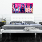 Girls Girls Girls Blacklight (24"W x 10"W x 1.5"D)