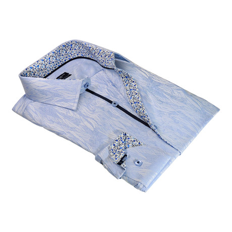 Downtown Button-Up Dress Shirt // Blue (5XL)