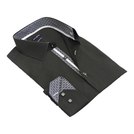 Quavo Button-Up Dress Shirt // Black (L)