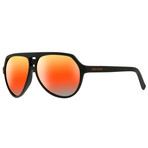 Dsquared2 Aviator // Black + Orange Mirrored Lenses