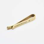 Brushed Tie Bar (Brass)