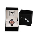Hawaiian Koa Watch Quartz // Gunmetal Band