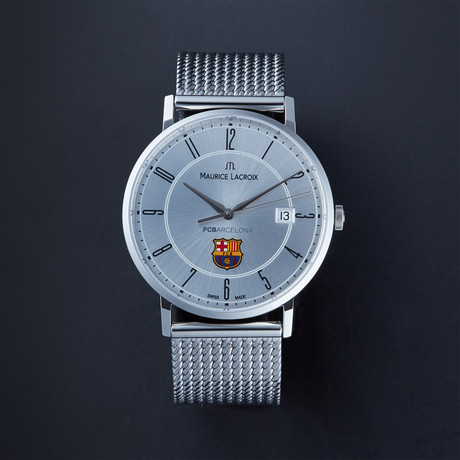 Maurice Lacroix Eliros Gents FC Barcelona Date Quartz // EL1087-SS002-120-1