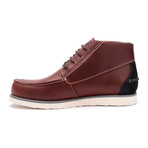 Kendrick Wedge Lace-Up Boot // Burgundy (US: 9.5)