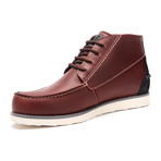 Kendrick Wedge Lace-Up Boot // Burgundy (US: 8)
