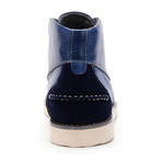 Kendrick Wedge Lace-Up Boot // Blue (US: 11.5)