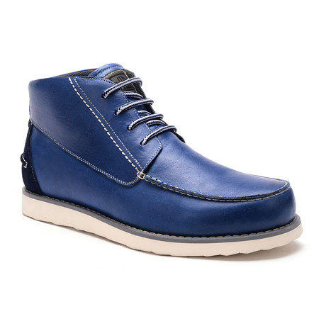 Kendrick Wedge Lace-Up Boot // Blue (US: 8)