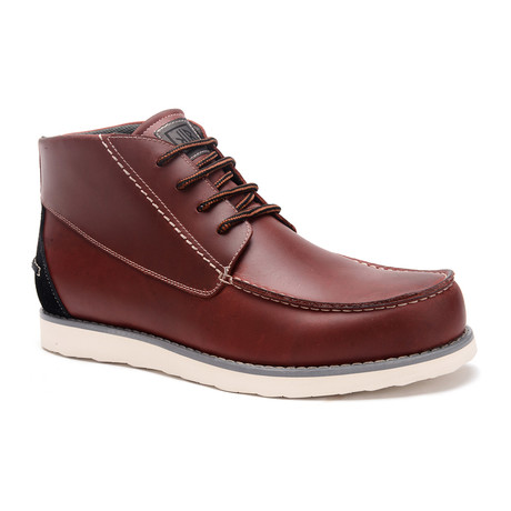 Kendrick Wedge Lace-Up Boot // Burgundy (US: 8)