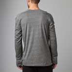 Spenglish // Long-Sleeve Heather Shirt // Grey (M)