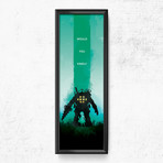 Bioshock // Would You Kindly (9"W x 24"H)