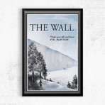 The Wall Travel Poster (16"W x 20"H)