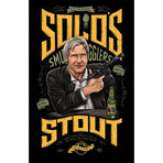 Solo's Stout // Fictional Beverage (16"W x 20"H)