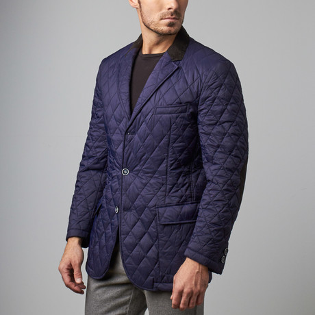 Quilted royal blue m 1 medium