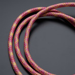 Accent Braided Extension Cord // 8 ft. (Strawberry Lemonade)