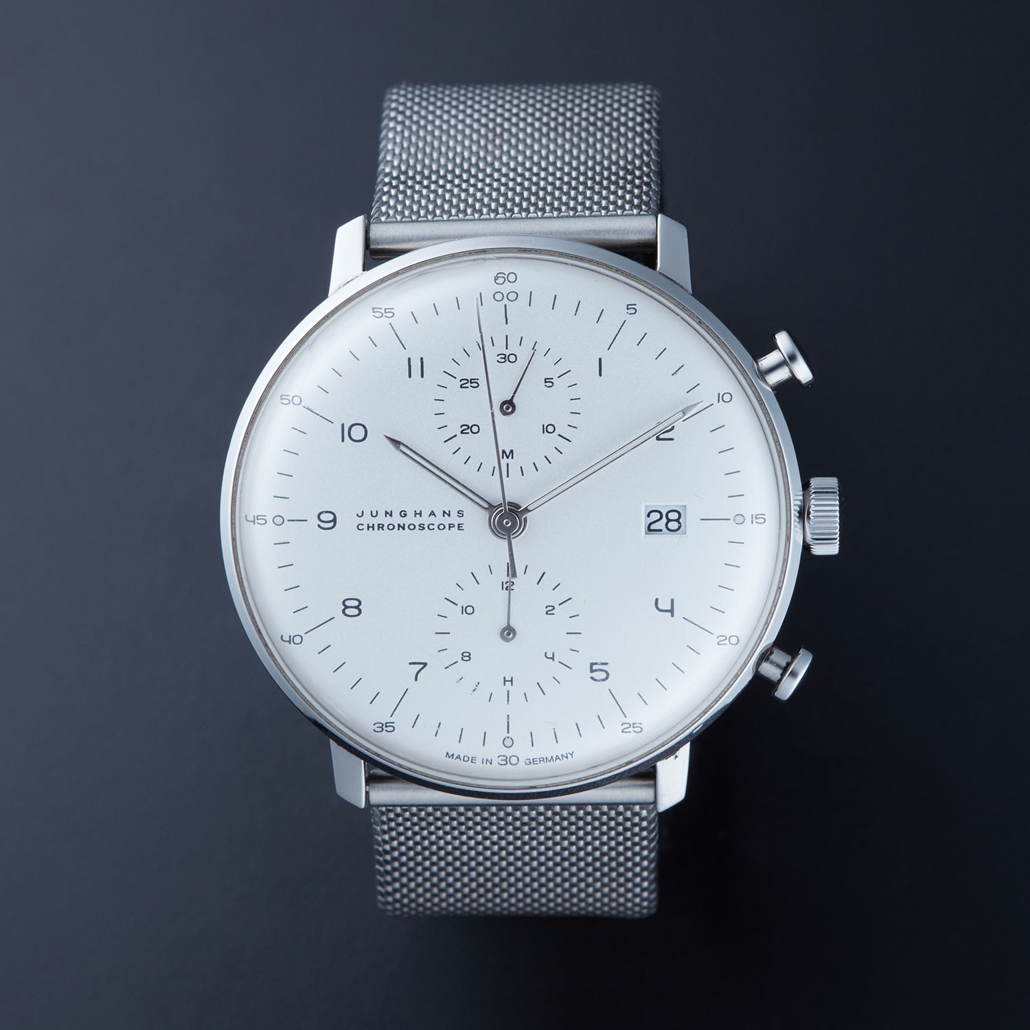 Junghans Max Bill Chronoscope Automatic // 27.4003 // Pre-Owned ...