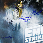 The Empire Strikes Back Signed Movie Poster